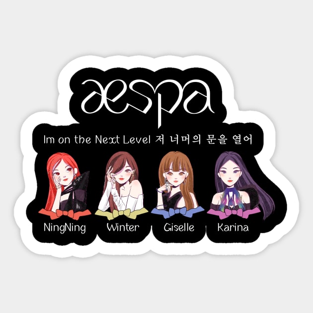 Kpop Aespa Next Level Sticker by LySaTee